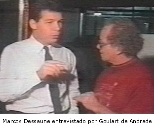 Foto de Marcos Dessaune entrevistado por Goulart de Andrade